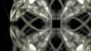 Fantezi kaotik renkli fraktal desen. Soyut Fraktal şekiller. 3D render resimde arka plan veya duvar kağıdı.