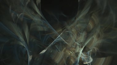 Fantezi kaotik renkli fraktal desen. Soyut Fraktal şekiller. 3D render resimde arka plan veya duvar kağıdı.