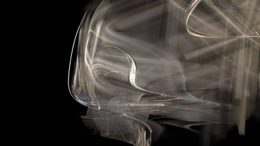 Fantezi kaotik renkli fraktal desen. Soyut Fraktal şekiller. 3D render resimde arka plan veya duvar kağıdı.