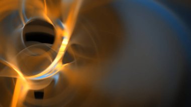 Fantezi kaotik renkli fraktal desen. Soyut Fraktal şekiller. 3D render resimde arka plan veya duvar kağıdı.