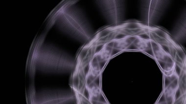 Fantezi kaotik renkli fraktal desen. Soyut Fraktal şekiller. 3D render resimde arka plan veya duvar kağıdı.