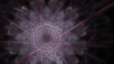 Fantezi kaotik renkli fraktal desen. Soyut Fraktal şekiller. 3D render resimde arka plan veya duvar kağıdı.