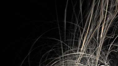 Fantezi kaotik renkli fraktal desen. Soyut Fraktal şekiller. 3D render resimde arka plan veya duvar kağıdı.