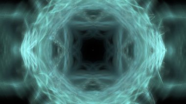 Fantezi kaotik renkli fraktal desen. Soyut Fraktal şekiller. 3D render resimde arka plan veya duvar kağıdı.