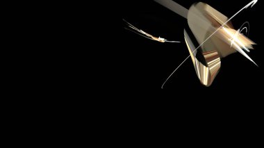 Fantezi kaotik renkli fraktal desen. Soyut Fraktal şekiller. 3D render resimde arka plan veya duvar kağıdı.