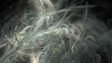 Fantezi kaotik renkli fraktal desen. Soyut Fraktal şekiller. 3D render resimde arka plan veya duvar kağıdı.