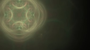 Fantezi kaotik renkli fraktal desen. Soyut Fraktal şekiller. 3D render resimde arka plan veya duvar kağıdı.