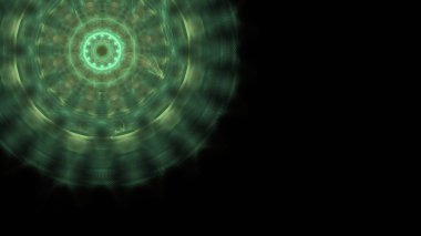 Fantezi kaotik renkli fraktal desen. Soyut Fraktal şekiller. 3D render resimde arka plan veya duvar kağıdı.