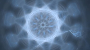 Fantezi kaotik renkli fraktal desen. Soyut Fraktal şekiller. 3D render resimde arka plan veya duvar kağıdı.