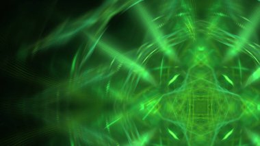 Fantezi kaotik renkli fraktal desen. Soyut Fraktal şekiller. 3D render resimde arka plan veya duvar kağıdı.