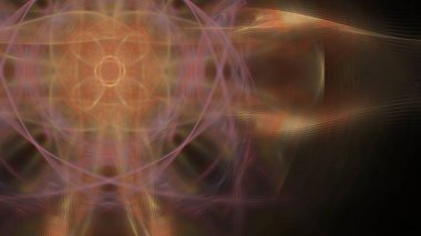 Fantezi kaotik renkli fraktal desen. Soyut Fraktal şekiller. 3D render resimde arka plan veya duvar kağıdı.