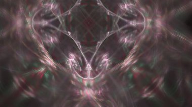 Fantezi kaotik renkli fraktal desen. Soyut Fraktal şekiller. 3D render resimde arka plan veya duvar kağıdı.