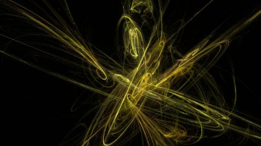 Fantezi kaotik renkli fraktal desen. Soyut Fraktal şekiller. 3D render resimde arka plan veya duvar kağıdı.