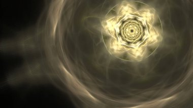 Fantezi kaotik renkli fraktal desen. Soyut Fraktal şekiller. 3D render resimde arka plan veya duvar kağıdı.