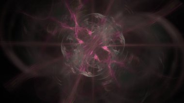 Fantezi kaotik renkli fraktal desen. Soyut Fraktal şekiller. 3D render resimde arka plan veya duvar kağıdı.