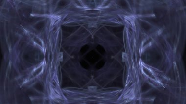 Fantezi kaotik renkli fraktal desen. Soyut Fraktal şekiller. 3D render resimde arka plan veya duvar kağıdı.