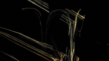 Fantezi kaotik renkli fraktal desen. Soyut Fraktal şekiller. 3D render resimde arka plan veya duvar kağıdı.