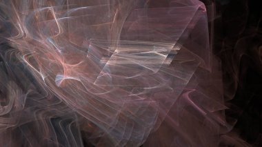 Fantezi kaotik renkli fraktal desen. Soyut Fraktal şekiller. 3D render resimde arka plan veya duvar kağıdı.