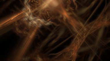 Fantezi kaotik renkli fraktal desen. Soyut Fraktal şekiller. 3D render resimde arka plan veya duvar kağıdı.