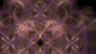 Fantezi kaotik renkli fraktal desen. Soyut Fraktal şekiller. 3D render resimde arka plan veya duvar kağıdı.