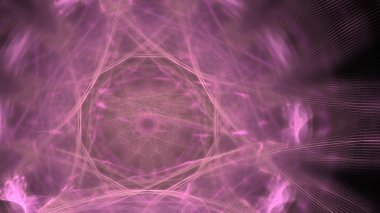 Fantezi kaotik renkli fraktal desen. Soyut Fraktal şekiller. 3D render resimde arka plan veya duvar kağıdı.