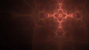 Fantezi kaotik renkli fraktal desen. Soyut Fraktal şekiller. 3D render resimde arka plan veya duvar kağıdı.