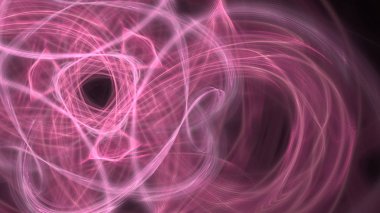 Fantezi kaotik renkli fraktal desen. Soyut Fraktal şekiller. 3D render resimde arka plan veya duvar kağıdı.