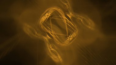 Fantezi kaotik renkli fraktal desen. Soyut Fraktal şekiller. 3D render resimde arka plan veya duvar kağıdı.