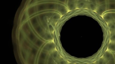 Fantezi kaotik renkli fraktal desen. Soyut Fraktal şekiller. 3D render resimde arka plan veya duvar kağıdı.