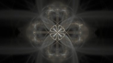 Fantezi kaotik renkli fraktal desen. Soyut Fraktal şekiller. 3D render resimde arka plan veya duvar kağıdı.