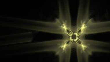 Fantezi kaotik renkli fraktal desen. Soyut Fraktal şekiller. 3D render resimde arka plan veya duvar kağıdı.