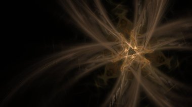 Fantezi kaotik renkli fraktal desen. Soyut Fraktal şekiller. 3D render resimde arka plan veya duvar kağıdı.