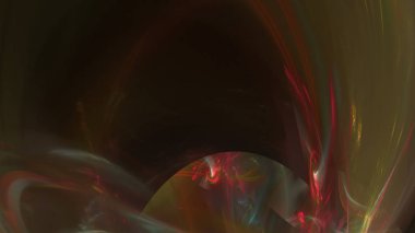 Fantezi kaotik renkli fraktal desen. Soyut Fraktal şekiller. 3D render resimde arka plan veya duvar kağıdı.