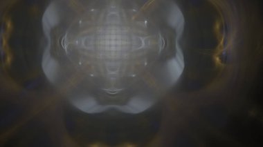 Fantezi kaotik renkli fraktal desen. Soyut Fraktal şekiller. 3D render resimde arka plan veya duvar kağıdı.