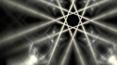 Fantezi kaotik renkli fraktal desen. Soyut Fraktal şekiller. 3D render resimde arka plan veya duvar kağıdı.