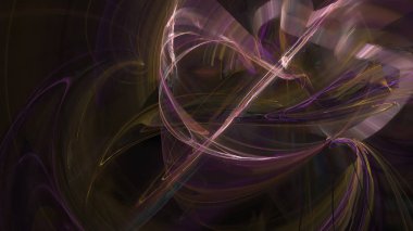 Fantezi kaotik renkli fraktal desen. Soyut Fraktal şekiller. 3D render resimde arka plan veya duvar kağıdı.