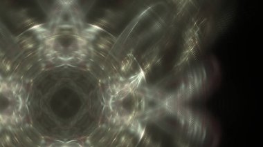 Fantezi kaotik renkli fraktal desen. Soyut Fraktal şekiller. 3D render resimde arka plan veya duvar kağıdı.