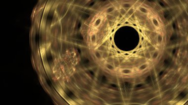 Fantezi kaotik renkli fraktal desen. Soyut Fraktal şekiller. 3D render resimde arka plan veya duvar kağıdı.