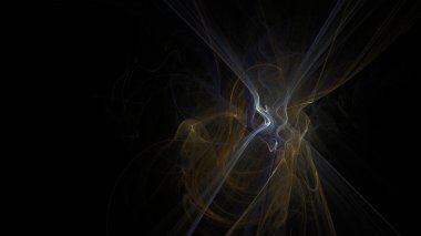 Fantezi kaotik renkli fraktal desen. Soyut Fraktal şekiller. 3D render resimde arka plan veya duvar kağıdı.