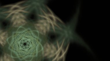 Fantezi kaotik renkli fraktal desen. Soyut Fraktal şekiller. 3D render resimde arka plan veya duvar kağıdı.