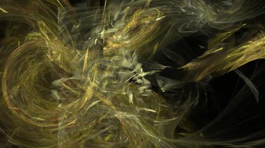 Fantezi kaotik renkli fraktal desen. Soyut Fraktal şekiller. 3D render resimde arka plan veya duvar kağıdı.