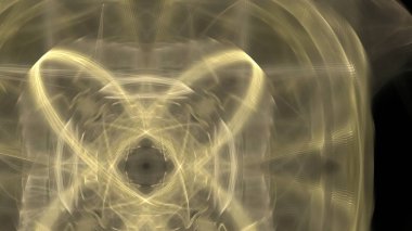 Fantezi kaotik renkli fraktal desen. Soyut Fraktal şekiller. 3D render resimde arka plan veya duvar kağıdı.