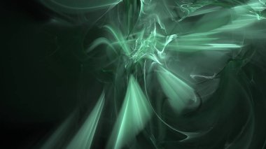 Fantezi kaotik renkli fraktal desen. Soyut Fraktal şekiller. 3D render resimde arka plan veya duvar kağıdı.