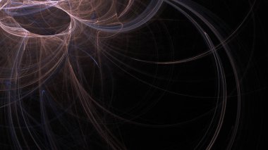 Fantezi kaotik renkli fraktal desen. Soyut Fraktal şekiller. 3D render resimde arka plan veya duvar kağıdı.