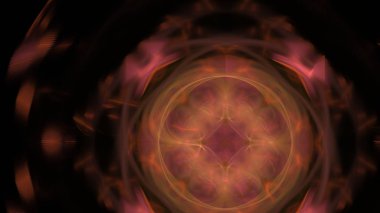 Fantezi kaotik renkli fraktal desen. Soyut Fraktal şekiller. 3D render resimde arka plan veya duvar kağıdı.