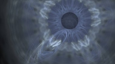 Fantezi kaotik renkli fraktal desen. Soyut Fraktal şekiller. 3D render resimde arka plan veya duvar kağıdı.