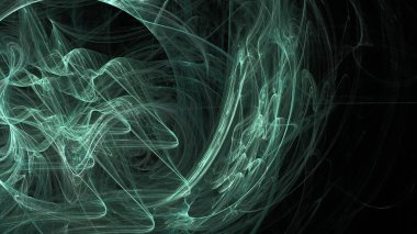 Fantezi kaotik renkli fraktal desen. Soyut Fraktal şekiller. 3D render resimde arka plan veya duvar kağıdı.