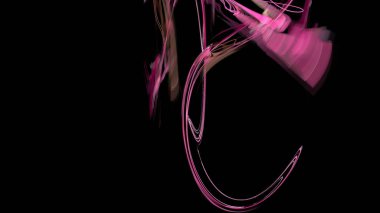 Fantezi kaotik renkli fraktal desen. Soyut Fraktal şekiller. 3D render resimde arka plan veya duvar kağıdı.