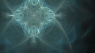 Fantezi kaotik renkli fraktal desen. Soyut Fraktal şekiller. 3D render resimde arka plan veya duvar kağıdı.