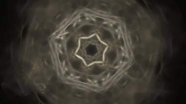 Fantezi kaotik renkli fraktal desen. Soyut Fraktal şekiller. 3D render resimde arka plan veya duvar kağıdı.